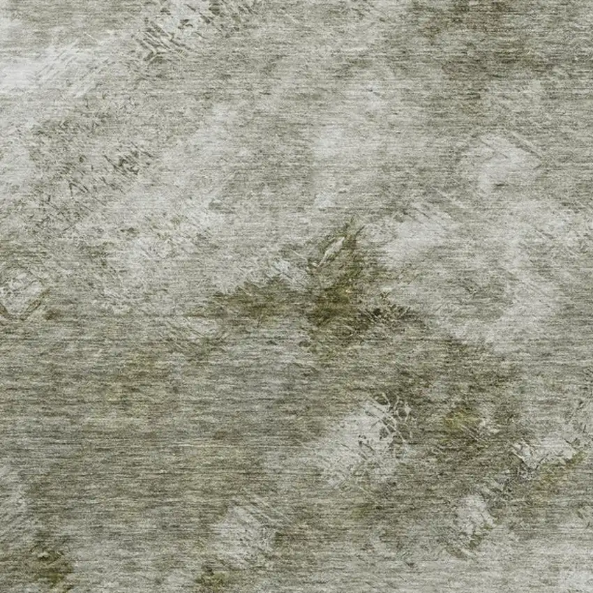 Taupe Ivory And Gray Abstract Washable Area Rug With UV Protection Photo 4