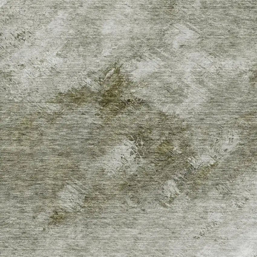 Taupe Ivory And Gray Abstract Washable Area Rug With UV Protection Photo 9