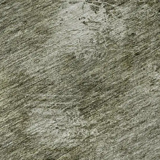 Taupe Ivory And Gray Abstract Washable Area Rug With UV Protection Photo 3