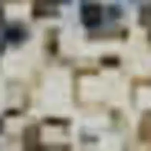 Photo of Taupe Ivory And Gray Abstract Washable Area Rug With UV Protection