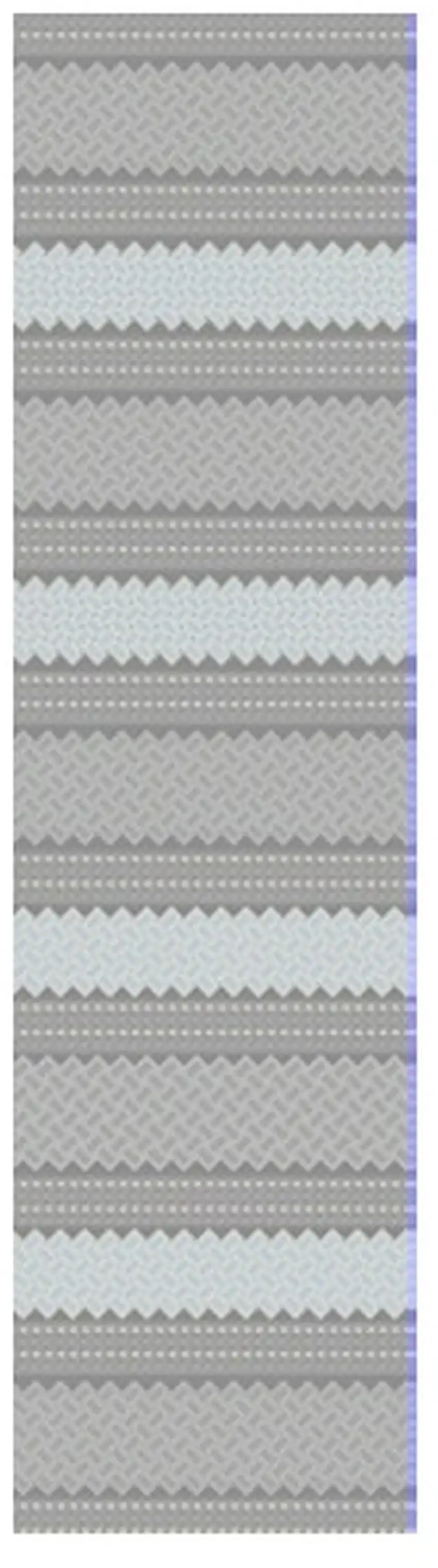 Gray and Ivory Southwestern Indoor Outdoor Area Rug Photo 2