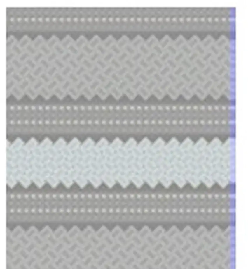 Gray and Ivory Southwestern Indoor Outdoor Area Rug Photo 6