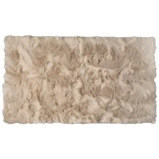Taupe Non Skid Area Rug Photo 2