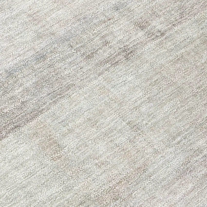 Taupe Ombre Washable Non Skid Indoor Outdoor Area Rug Photo 8