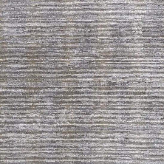 Taupe Silver And Tan Abstract Power Loom Area Rug Photo 3