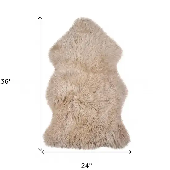 Taupe Animal Print Area Rug Photo 3