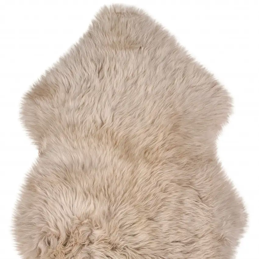 Taupe Animal Print Area Rug Photo 5