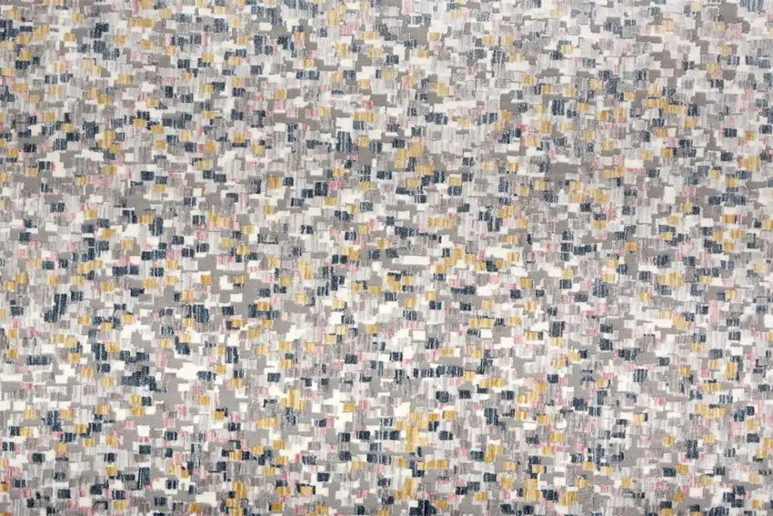 Taupe Tan And Orange Abstract Stain Resistant Area Rug Photo 9