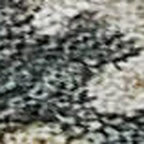 Taupe Teal And Pink Abstract Washable Area Rug With UV Protection Photo 2