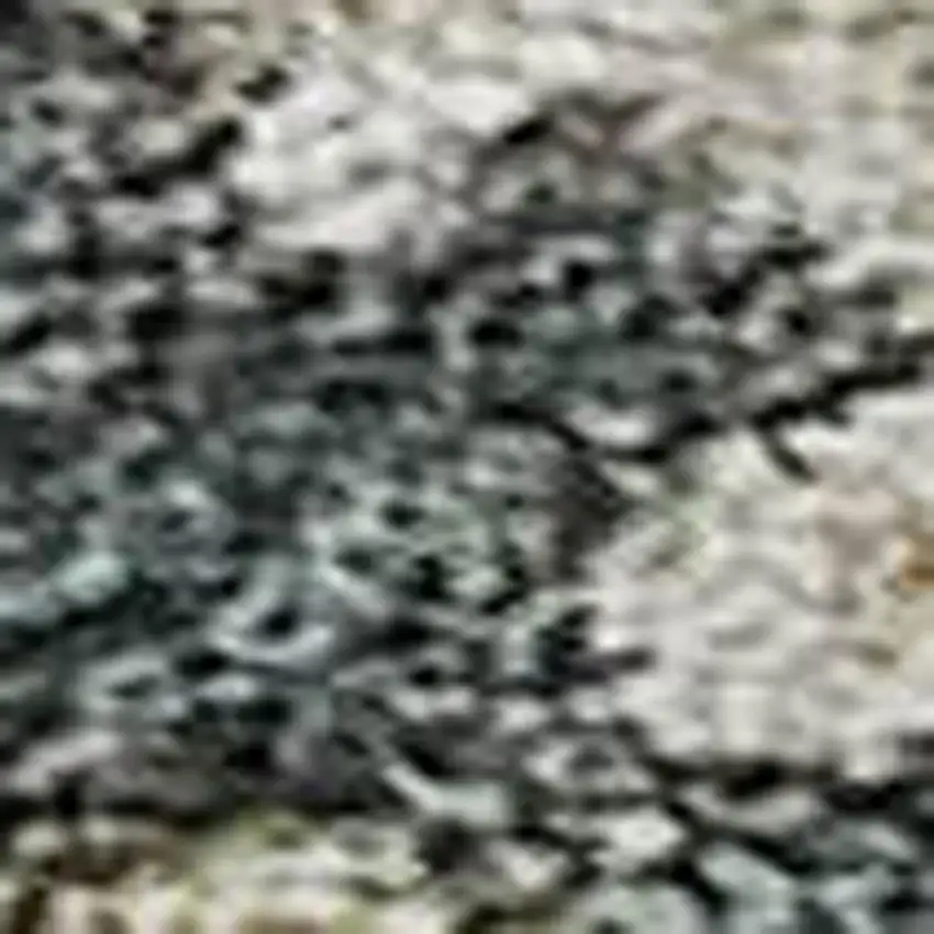 Taupe Teal And Pink Abstract Washable Area Rug With UV Protection Photo 2