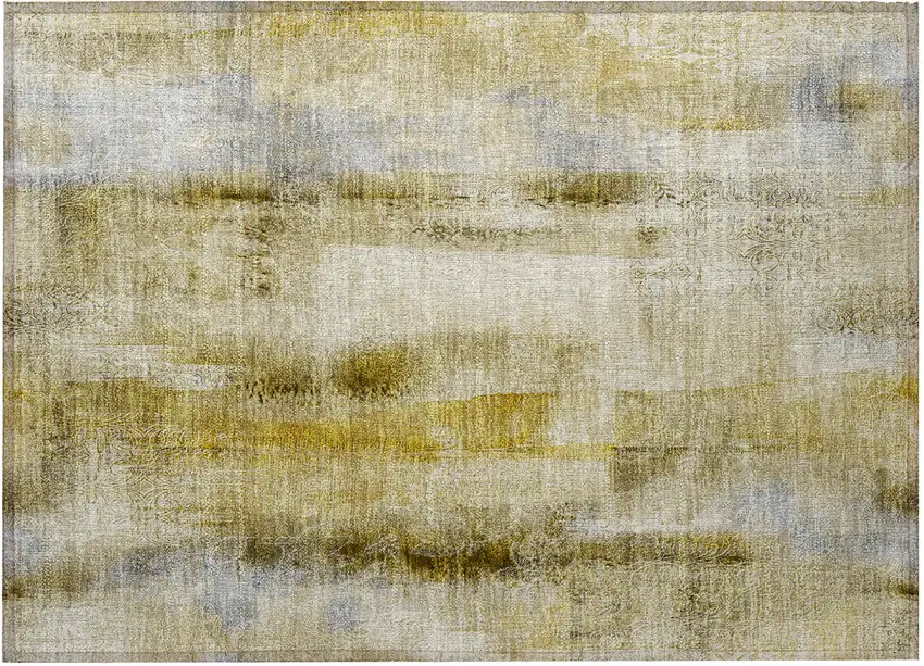 Taupe Washable Non Skid Indoor Outdoor Area Rug Photo 4
