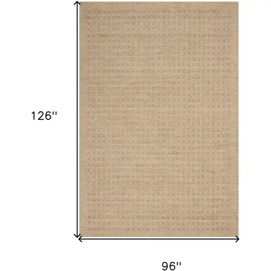 Taupe Wool Area Rug Photo 3