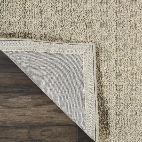 Taupe Wool Area Rug Photo 9