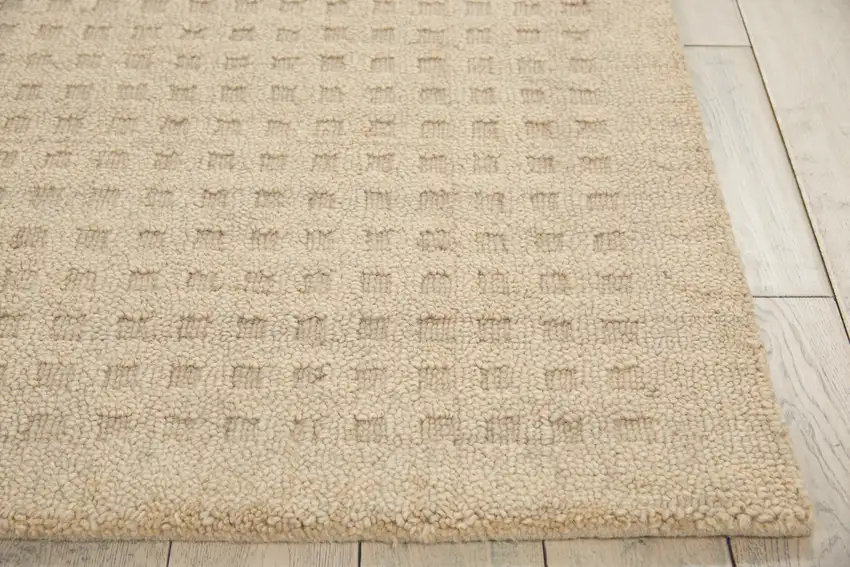 Taupe Wool Area Rug Photo 7