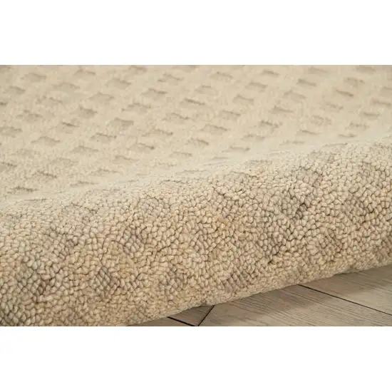 Taupe Wool Area Rug Photo 9