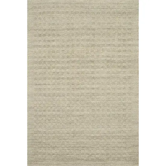Taupe Wool Area Rug Photo 2
