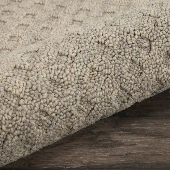 Taupe Wool Area Rug Photo 9