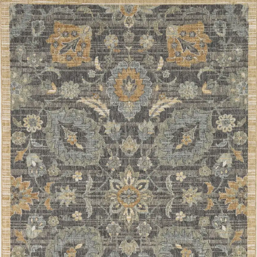 91 X 130 Taupe Wool Rug Photo 8
