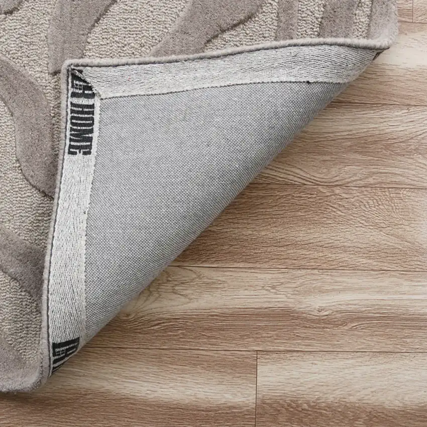 Taupe Zebra Pattern Area Rug Photo 5