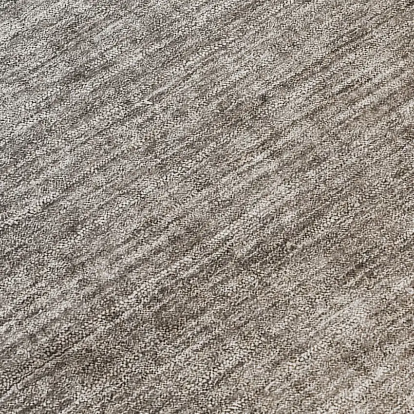 Taupe and Gray Ombre Washable Non Skid Indoor Outdoor Area Rug Photo 8