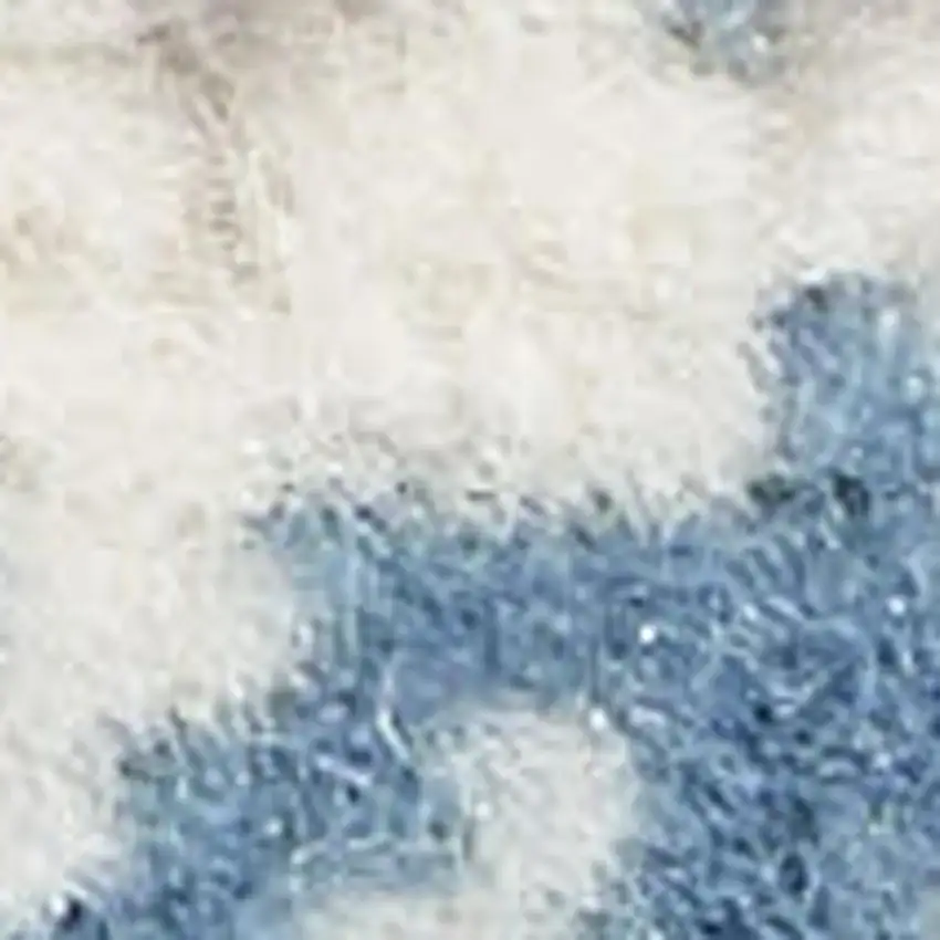 Taupe and Ivory Abstract Distressed Non Skid Area Rug Photo 7