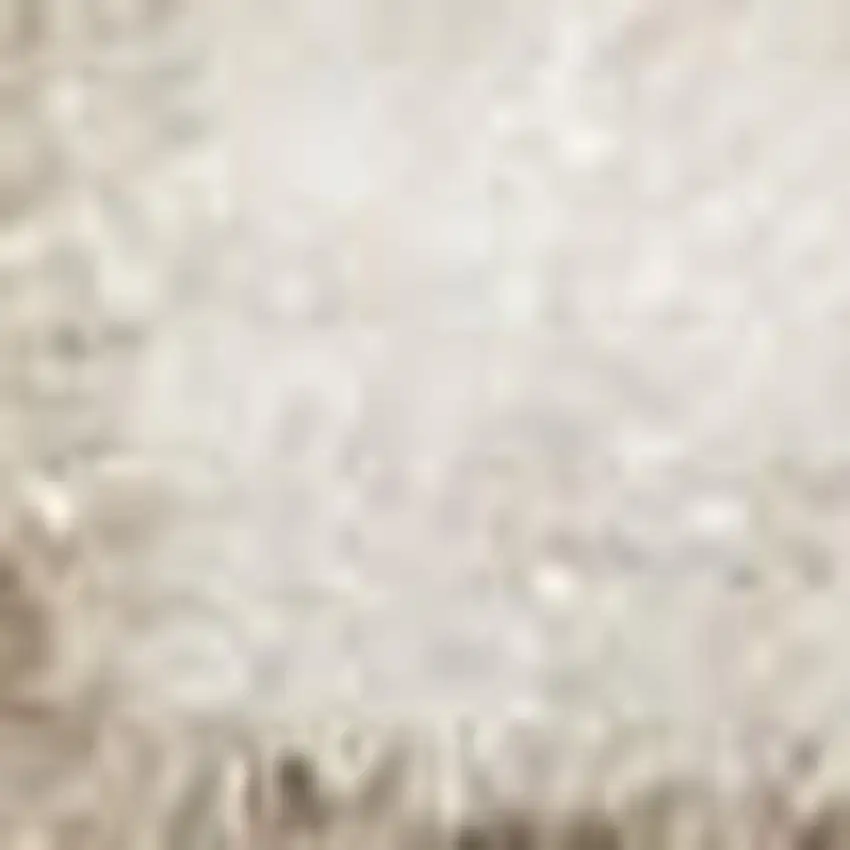 Taupe and Ivory Trellis Non Skid Area Rug Photo 3