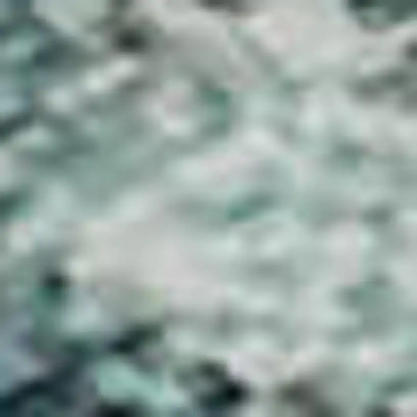 Teal And Beige Abstract Washable Area Rug With UV Protection Photo 2