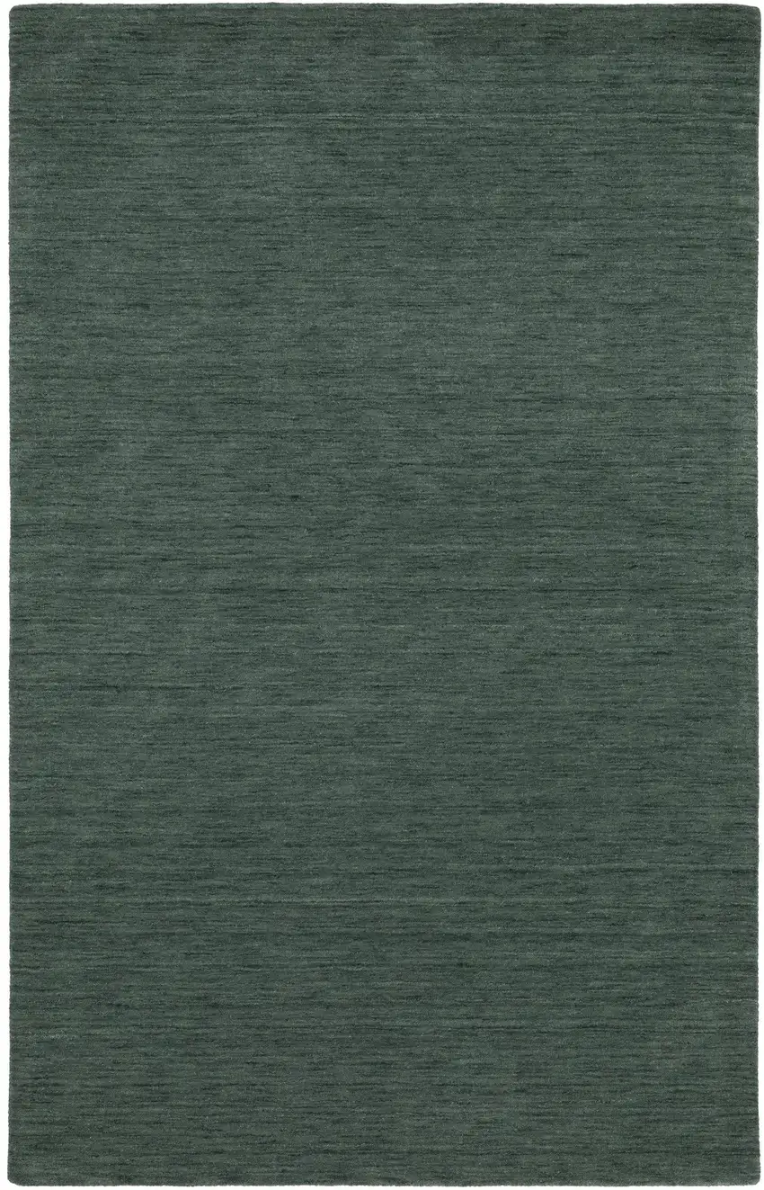 Teal And Blue Wool Hand Tufted Area Rug Photo 2