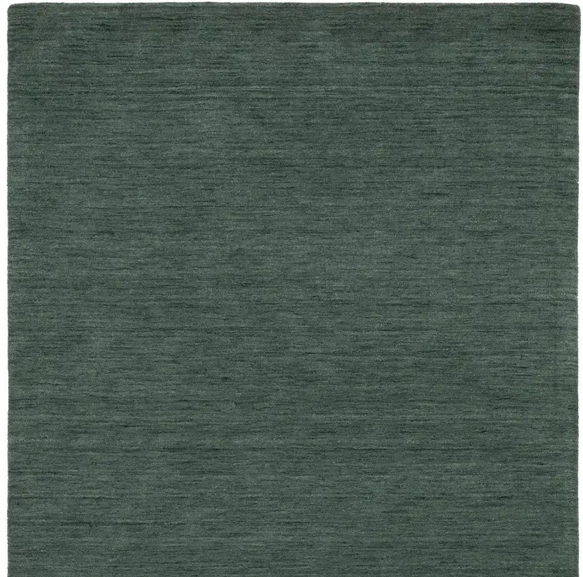 Teal And Blue Wool Hand Tufted Area Rug Photo 4