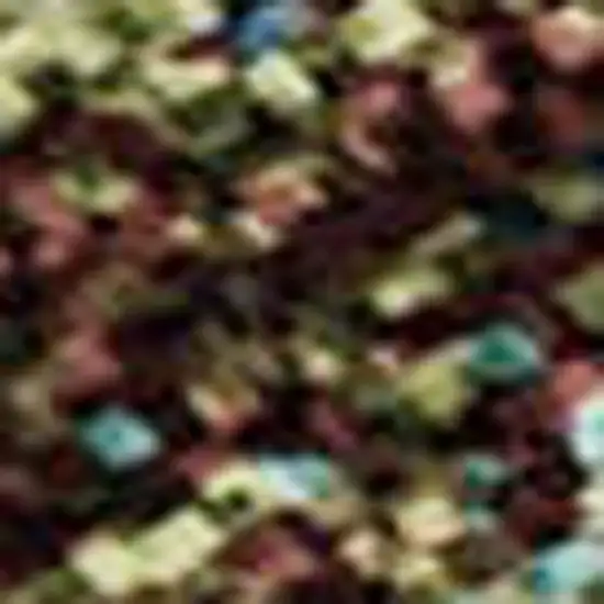 Teal And Brown Abstract Washable Area Rug With UV Protection Photo 2