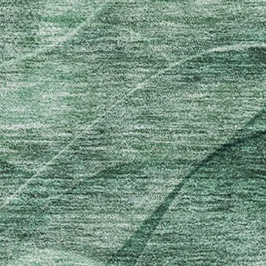 Teal And Green Abstract Washable Area Rug With UV Protection Photo 2