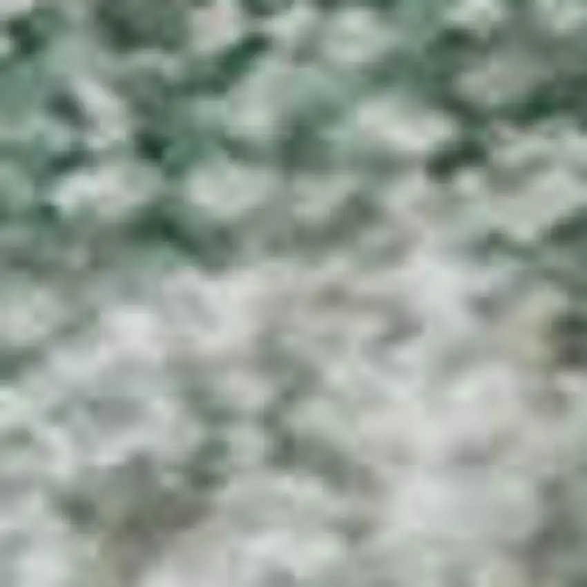 Teal And Ivory Abstract Washable Area Rug With UV Protection Photo 4