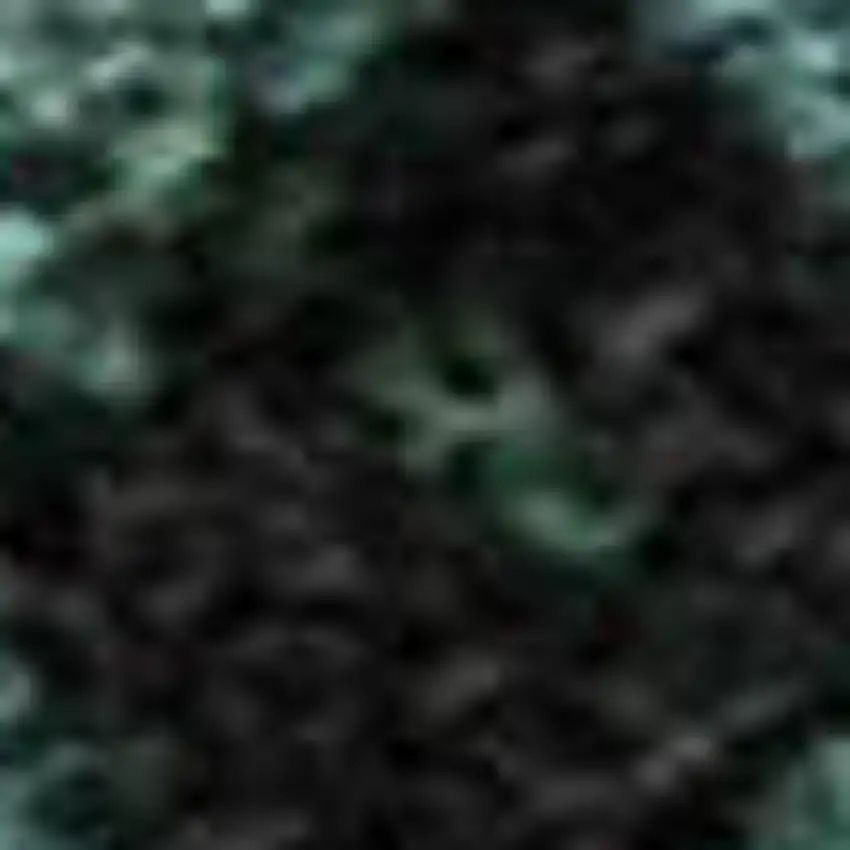 Teal And Ivory Abstract Washable Area Rug With UV Protection Photo 1