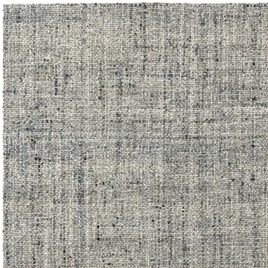 Teal And Ivory Checkered Hand Woven Area Rug Photo 4