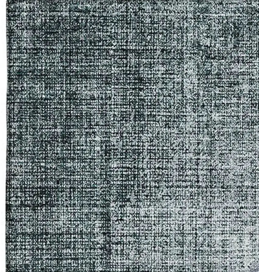 Teal And Ivory Geometric Washable Area Rug With UV Protection Photo 3