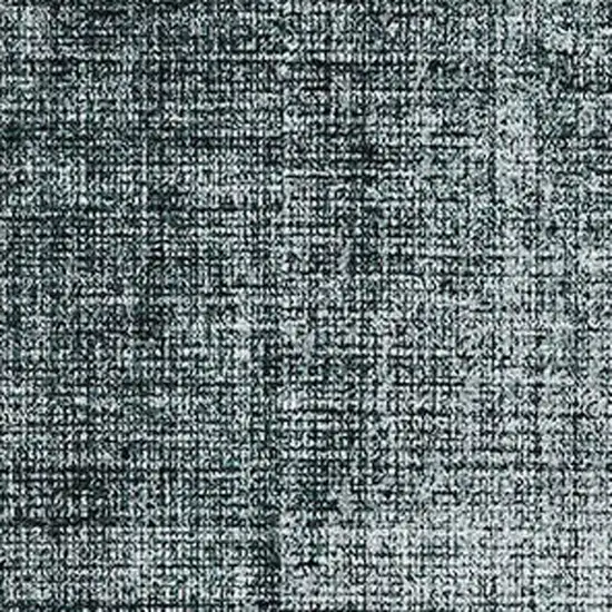 Teal And Ivory Geometric Washable Area Rug With UV Protection Photo 2