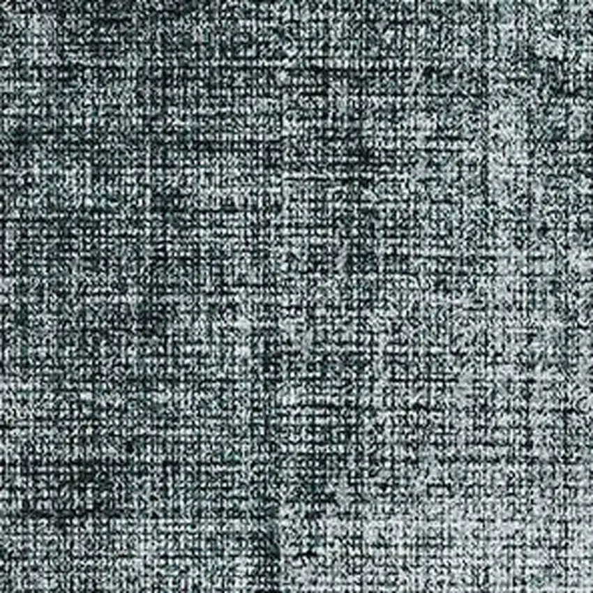 Teal And Ivory Geometric Washable Area Rug With UV Protection Photo 2