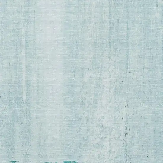 Teal And Ivory Nautical Washable Area Rug With UV Protection Photo 3