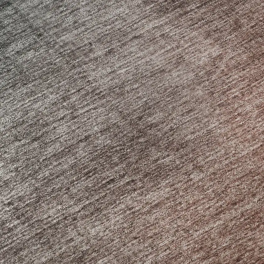 Teal And Rust Ombre Washable Area Rug With UV Protection Photo 3