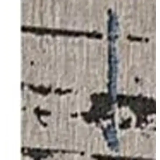 Blue and Gray Abstract Area Rug Photo 5