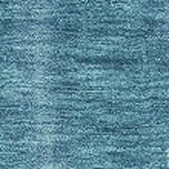 Teal Blue And Gold Abstract Washable Indoor Outdoor Area Rug Photo 3