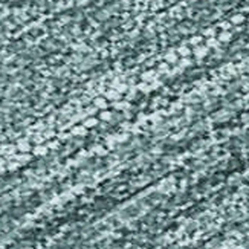 Teal Blue And Gray Abstract Washable Indoor Outdoor Area Rug Photo 2