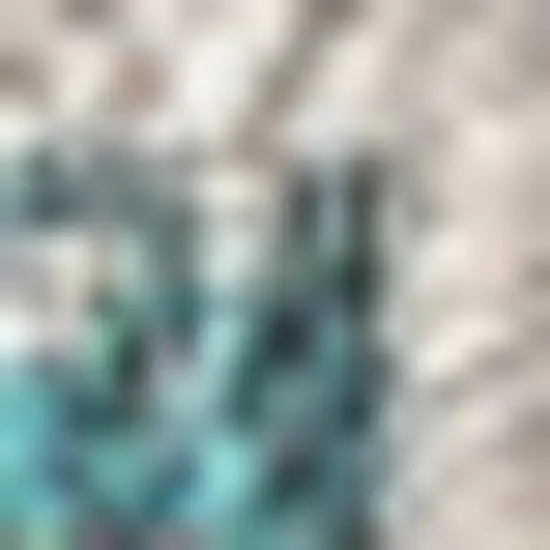 Teal Blue And Gray Medallion Indoor Outdoor Area Rug Photo 2