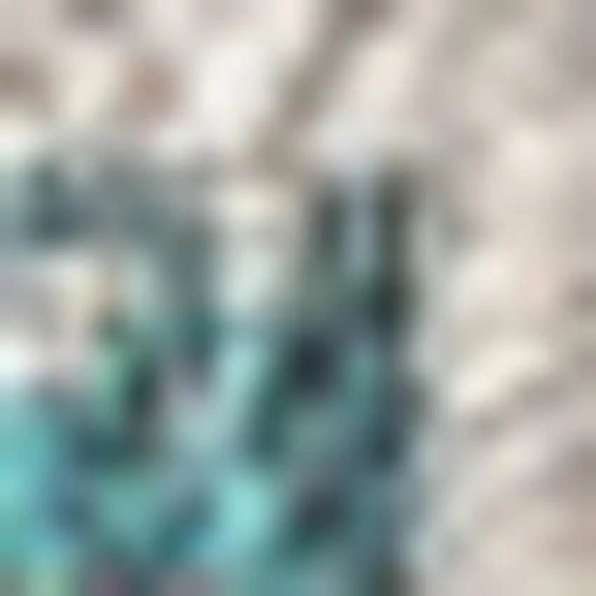 Teal Blue And Gray Medallion Indoor Outdoor Area Rug Photo 2