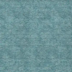 Photo of Teal Blue And Ivory Geometric Washable Indoor Outdoor Area Rug