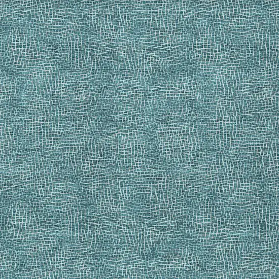 Teal Blue And Ivory Geometric Washable Indoor Outdoor Area Rug Photo 5