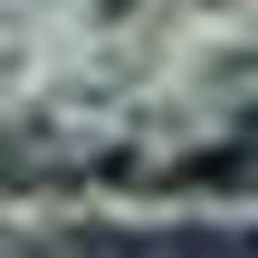 Teal Blue And Ivory Striped Washable Indoor Outdoor Area Rug Photo 3