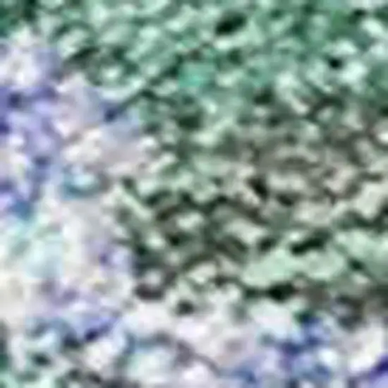 Teal Blue And Mint Green Abstract Washable Indoor Outdoor Area Rug Photo 3