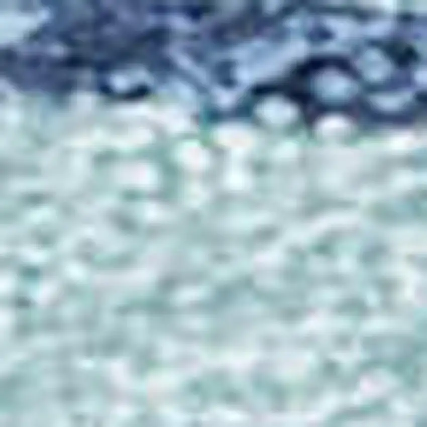 Teal Blue And Navy Blue Seashell Washable Indoor Outdoor Area Rug Photo 2