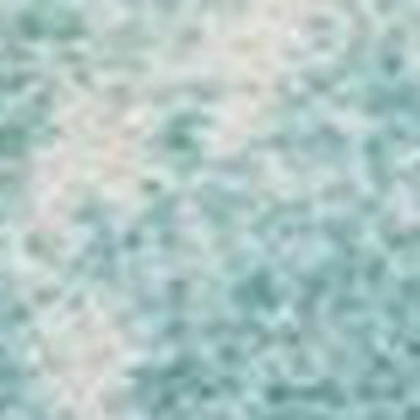 Teal Blue And Pale Aqua Abstract Washable Indoor Outdoor Area Rug Photo 3
